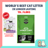 WORLDS BEST CAT LITTER 6.35kg/14lbs