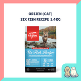 High Fish Content Orijen Grain Free Cat Dry Food Six 6 Fish 1.8kg/5.4kg