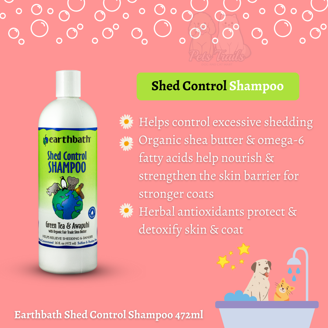 Earthbath shed control shampoo best sale