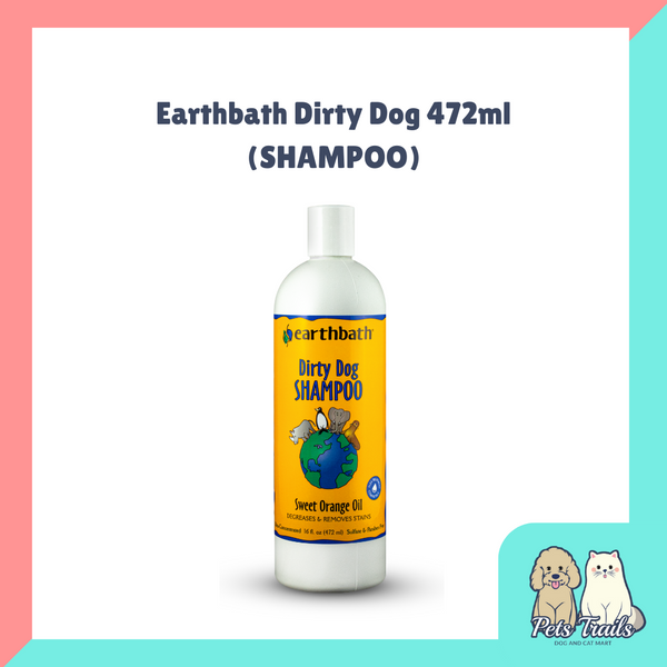 Earthbath Pet Shampoo Orange Peel Oil Shampoo For Dogs 472ml