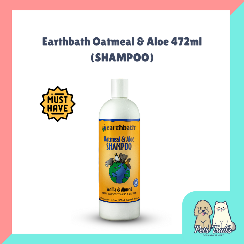Earthbath oatmeal & aloe 2024 dog & cat shampoo