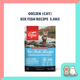 Fish Content Orijen Grain Free Cat Dry Food Six 6 Fish 1.8kg/5.4kg