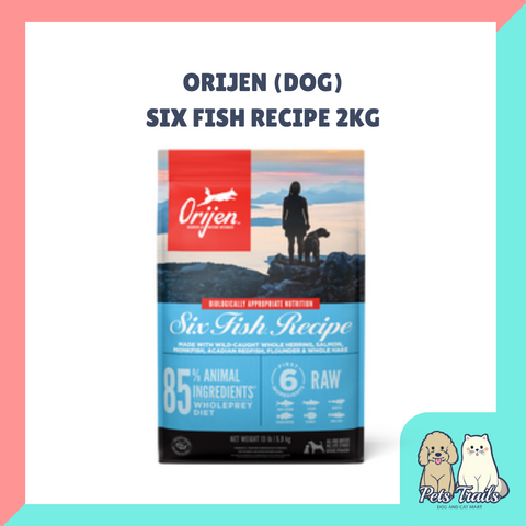 ORIJEN Six Fish Dog Food 2KG/11.4KG