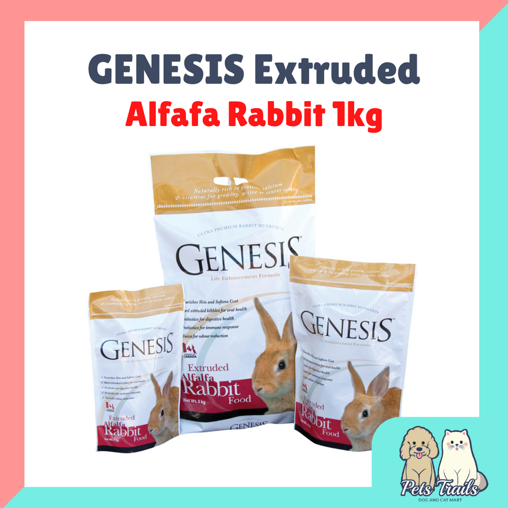 Genesis Extruded Alfalfa Rabbit Food 1kg – Pets Trails Mart