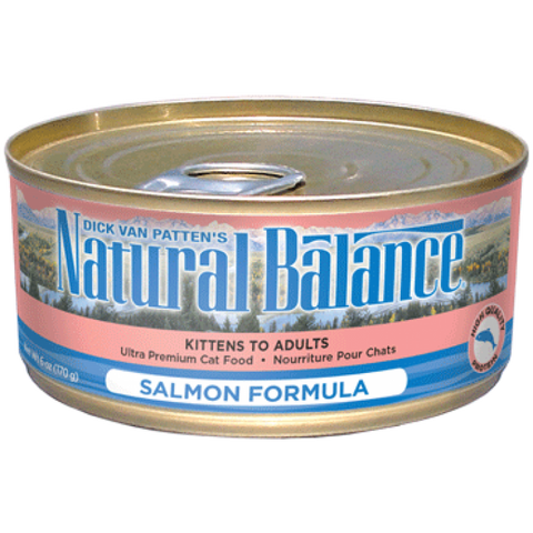 NATURAL BALANCE KITTENS TO ADULTS SALMON FORMULA 5.5OZ (156G)