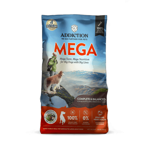 Addiction Grain Free MEGA PRO Dog Dry Food 9KG/20KG for Large Breed Dogs