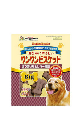 DOGGYMAN BISCUIT BIG SWEET POTATO DOG SNACKS FOOD - 450G