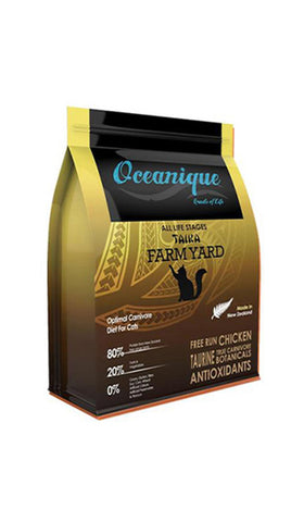OCEANIQUE TAIKA FARMYARD CHICKEN CAT DRY  FOOD - 1.6KG