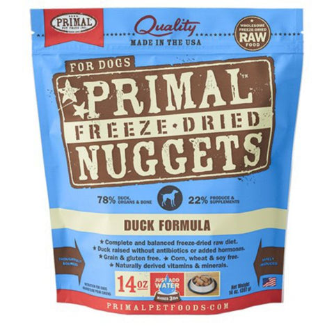 Primal Freeze Dried Canine Duck Nuggets 14oz
