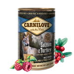 CARNILOVE  GRAIN FREE SALMON & TURKEY FOR ADULT DOGS 400G