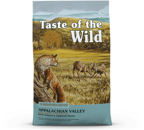 TASTE OF THE WILD APPALACHIAN VALLEY SMALL BREED CANINE FORMULA WITH VENISON & GARBANZO BEANS