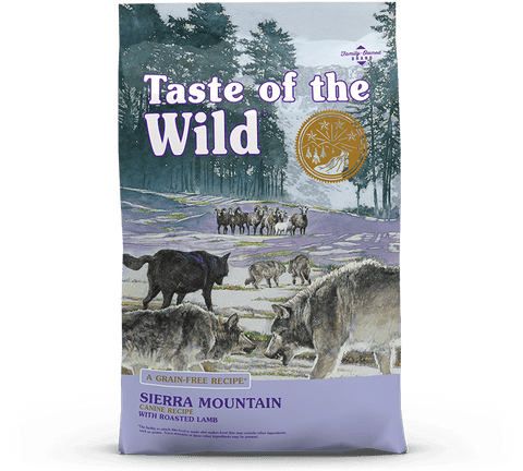 TASTE OF THE WILD SIERRA MOUNTAIN CANINE FORMULA WITH ROASTED LAMB