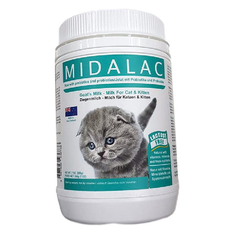 MIDALAC GOAT'S -MILK FOR CATS & KITTEN (7.OZ) (200G)