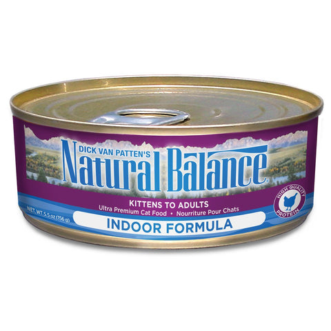 NATURAL BALANCE KITTENS TO ADULTS INDOOR CHICKEN FORMULA 5.5OZ (156G)