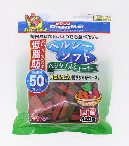 DOGGYMAN HEALTHY SOFT VEGETABLE JERKY FOR DOG 420G