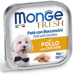 MONGE Fresh Paté and Chunkies with Chicken 100G 6 FOC 1 @RM25.20