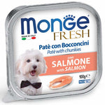 MONGE Paté and Chunkies with Salmon 100G 6 FOC 1 @RM25.20