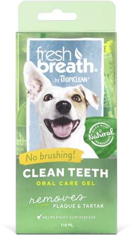 Tropiclean Fresh Breath Oral Care Gel For Dogs 118ml - Dental Care