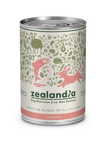 Zealandia Grain Free Salmon Dog Can 370g